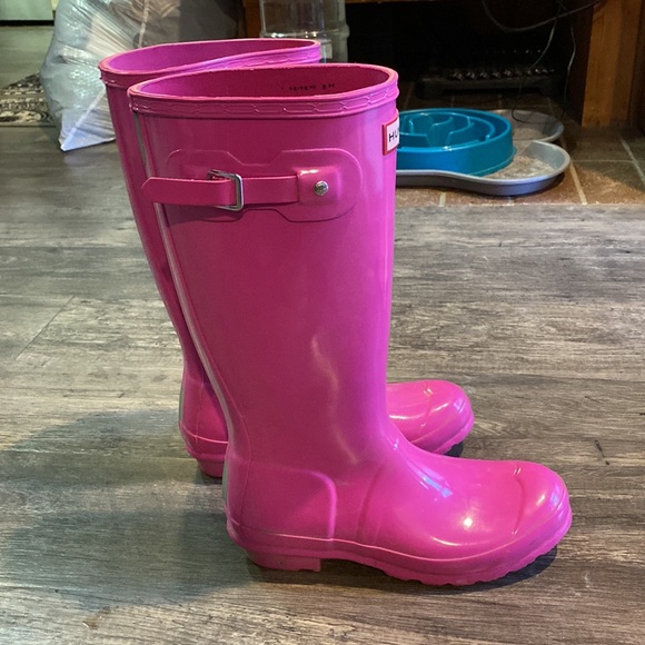 Hunter Rain Boots-Fusia Pink - Picture 6 of 13